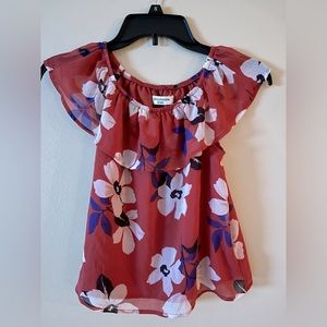 Abercrombie kids tropical girls top